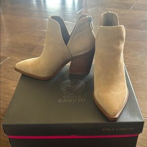 Vince Camuto Women's Tan Ankle Boots
